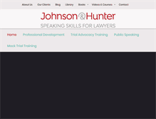 Tablet Screenshot of johnson-hunter.com